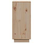 Aparador de madera maciza de pino 31,5x34x75 cm