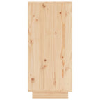Aparador de madera maciza de pino 31,5x34x75 cm