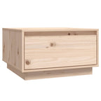Mesa de centro de madera maciza de pino 55x56x32 cm