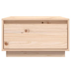Mesa de centro de madera maciza de pino 55x56x32 cm