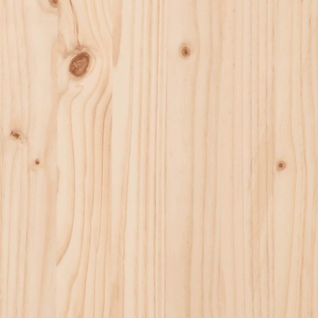 Mueble de TV de madera maciza de pino 140x37x50 cm