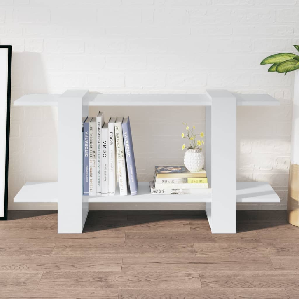 Estantería librería contrachapada gris hormigón 97,5x29,5x100cm