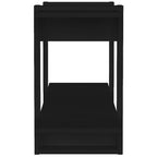 Estantería madera contrachapada negro 100x30x51 cm