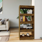 Estantería madera contrachapada negro 100x30x51 cm