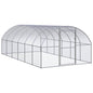 3x10x2 m galvanized steel outdoor chicken coop
