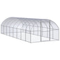 3x10x2 m galvanized steel outdoor chicken coop