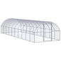 3x10x2 m galvanized steel outdoor chicken coop