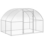 Gallinero de exterior de acero galvanizado 3x10x2 m