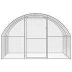Gallinero de exterior de acero galvanizado 3x10x2 m