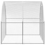 Gallinero de exterior de acero galvanizado 3x10x2 m