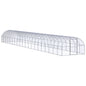 3x10x2 m galvanized steel outdoor chicken coop