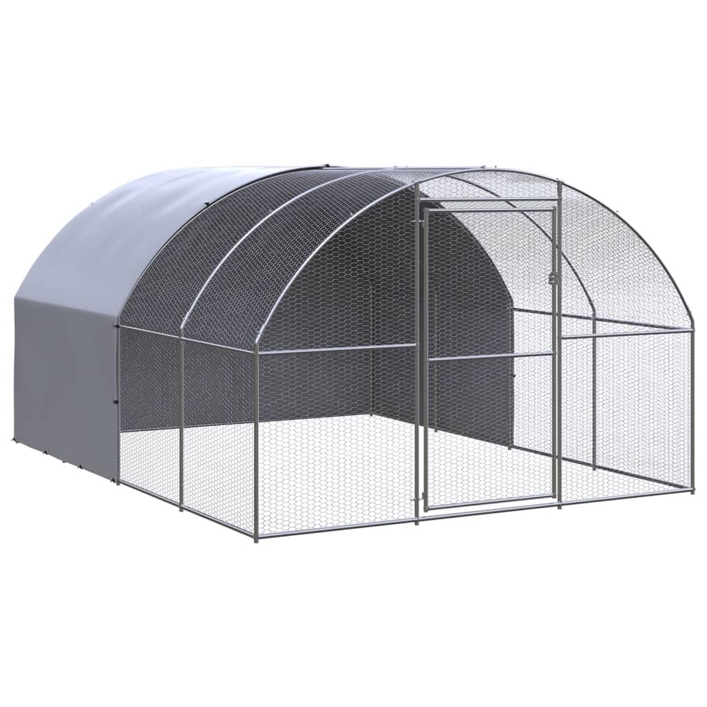 Galheiro de exterior de aço galvanizado 3x10x2 m