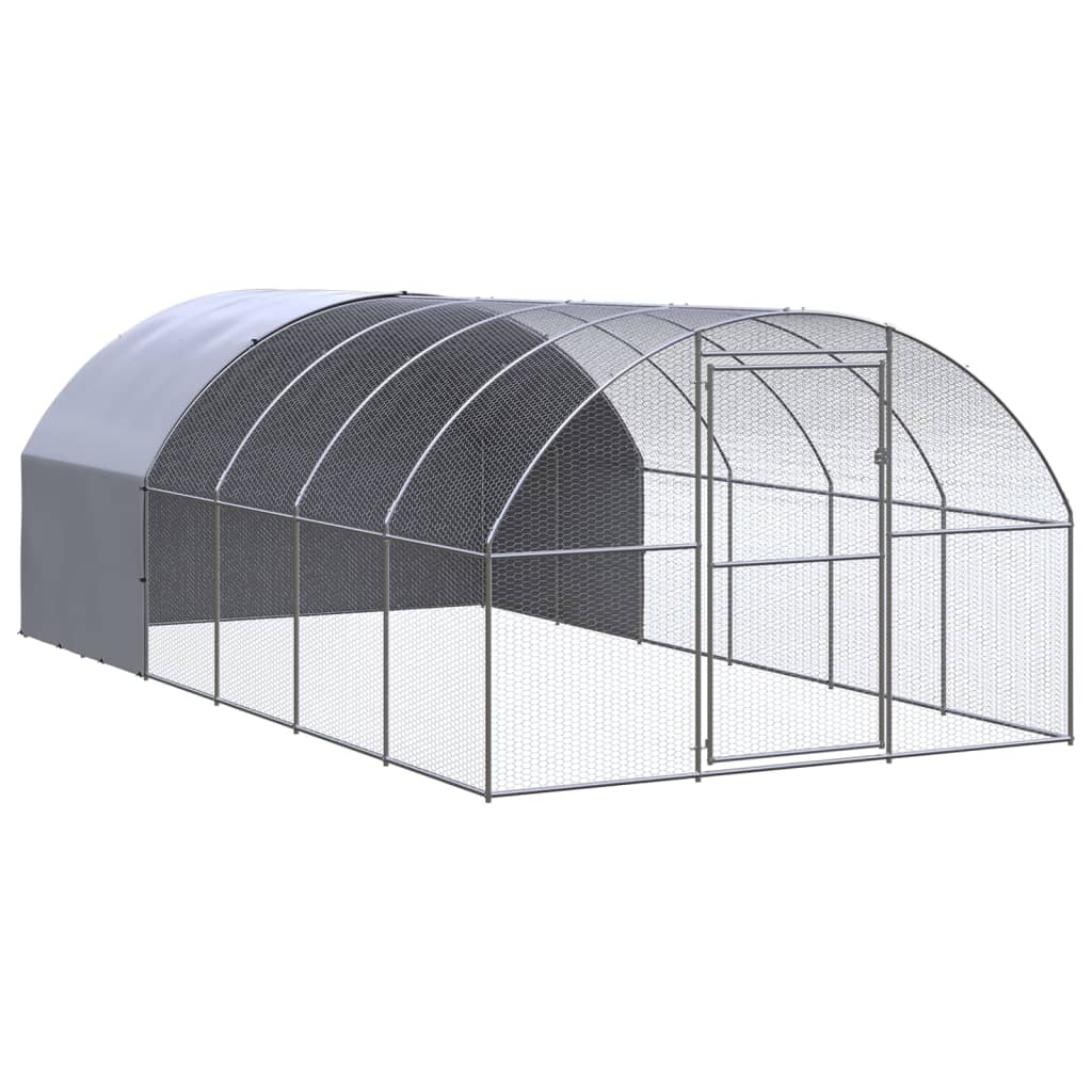 Galheiro de exterior de aço galvanizado 3x10x2 m