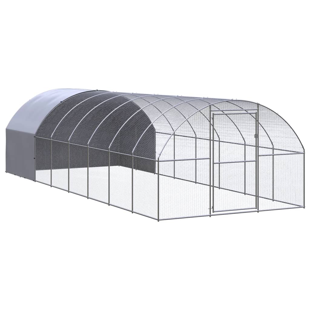 Galheiro de exterior de aço galvanizado 3x10x2 m