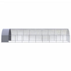 Gallinero de exterior de acero galvanizado 3x10x2 m