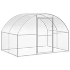Gallinero de exterior de acero galvanizado 3x10x2 m
