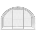 Gallinero de exterior de acero galvanizado 3x10x2 m