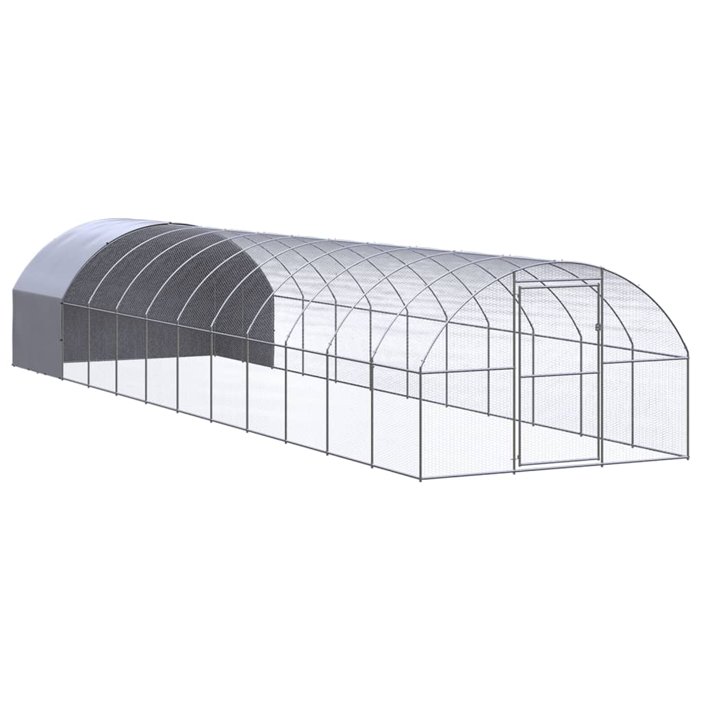 Galheiro de exterior de aço galvanizado 3x10x2 m