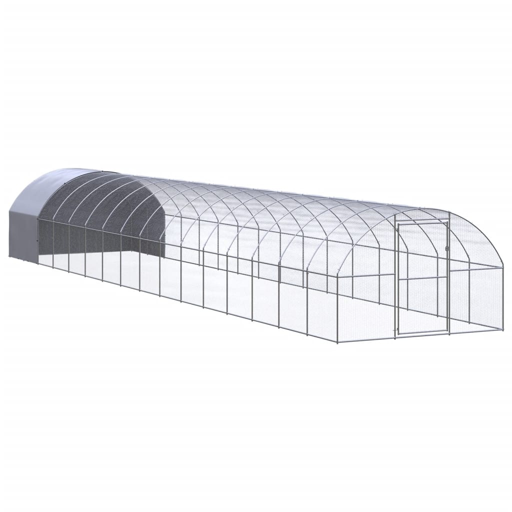 Galheiro de exterior de aço galvanizado 3x10x2 m