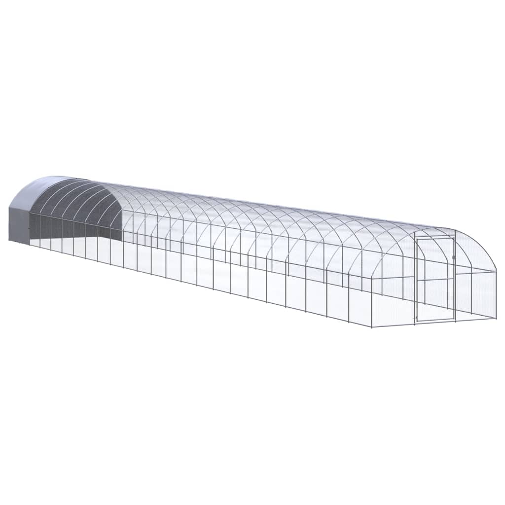 Galheiro de exterior de aço galvanizado 3x10x2 m