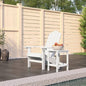 Cadeira de jardim Adirondack com mesa HDPE azul água