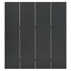 Biombos divisores de 4 paneles 2 uds antracita acero 160x180 cm
