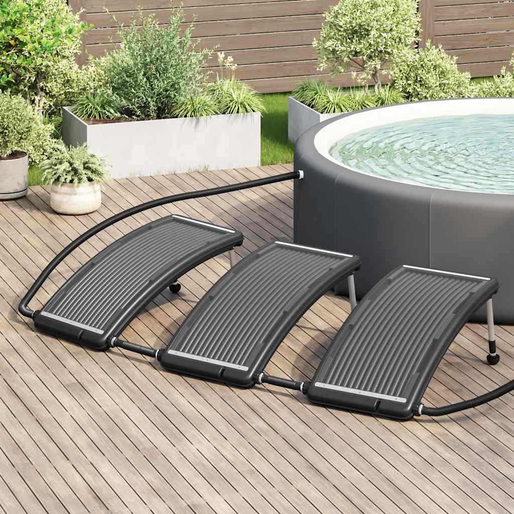 Panel calentador solar para piscinas 2 unidades 80x310 cm