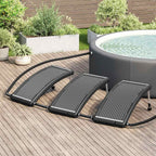 Panel calentador solar para piscinas 2 unidades 80x310 cm