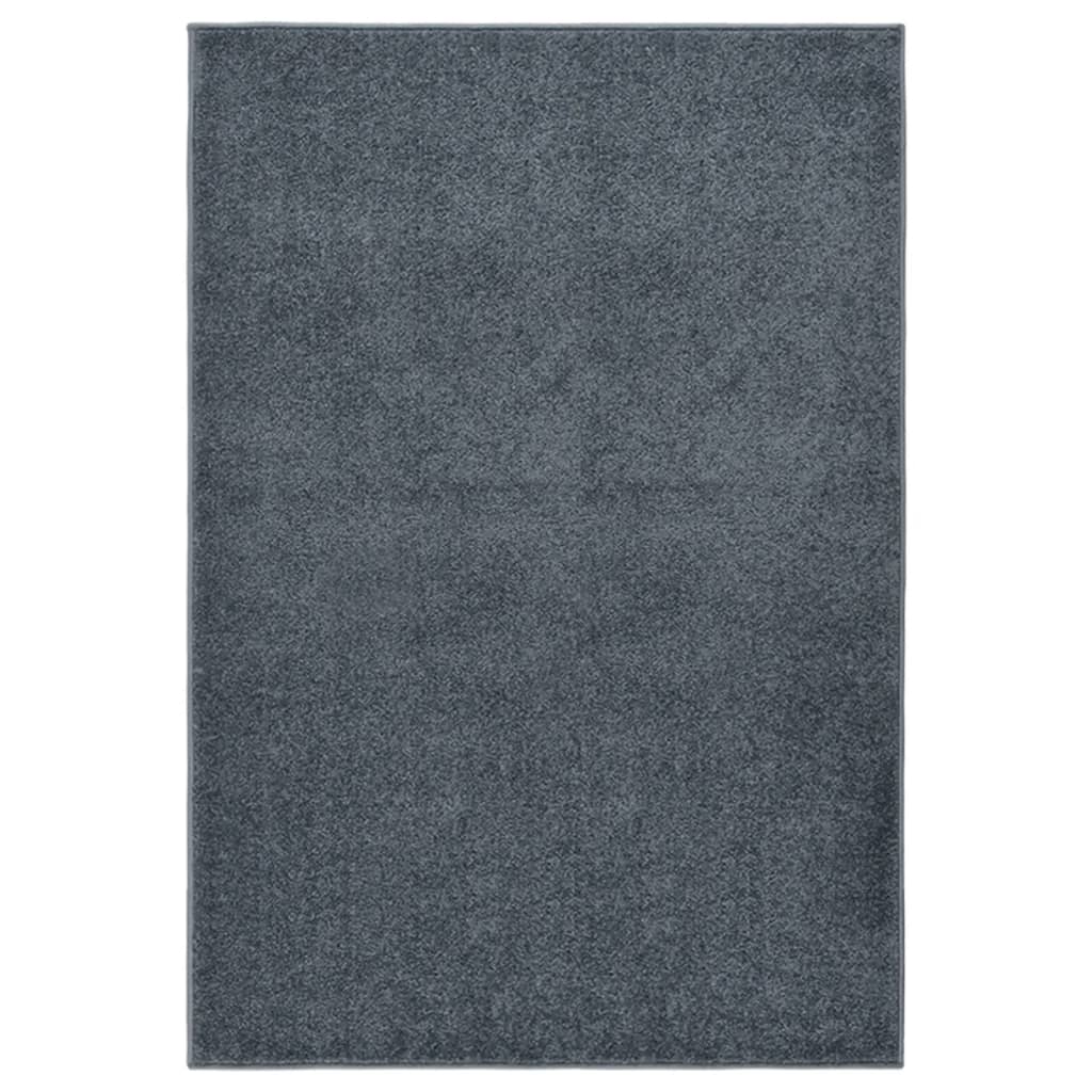 Alfombra de pelo corto beige 160x230 cm