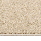 Alfombra de pelo corto beige 160x230 cm
