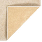 Alfombra de pelo corto beige 160x230 cm