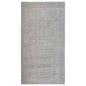 Alfombra peluda antideslizante color crema 120x170 cm