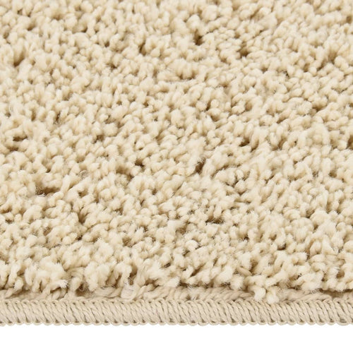 Tapete fofo antiderrapante creme 120x170 cm