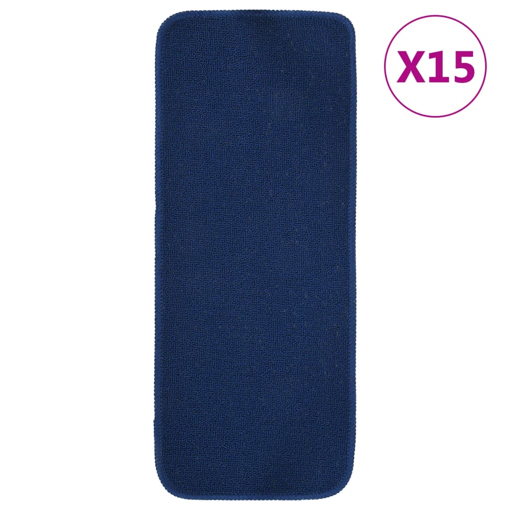 Alfombra autoadhesiva escalera sisal 15 uds antracita 56x17x3cm