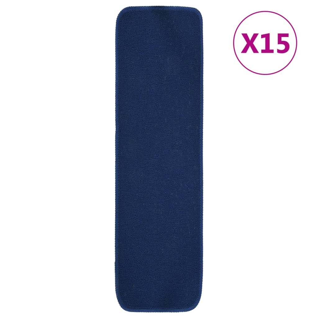 Alfombra autoadhesiva escalera sisal 15 uds antracita 56x17x3cm