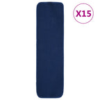 Alfombra autoadhesiva escalera sisal 15 uds antracita 56x17x3cm