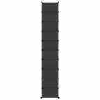 Zapatero PP negro 44x32x174 cm