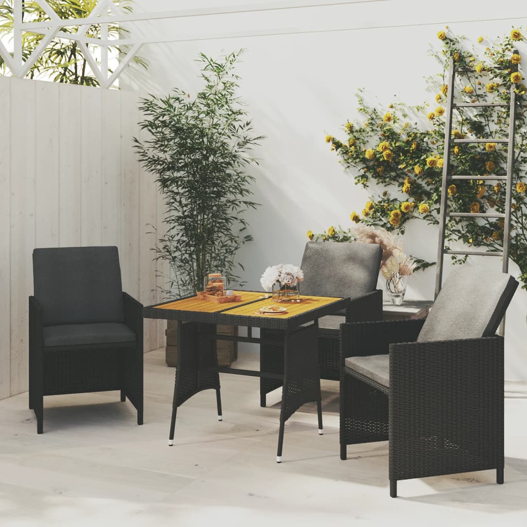 Mesa de jardín de madera maciza de acacia gris 120x70x66 cm