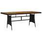 Mesa de jardín de madera maciza de acacia gris 120x70x66 cm