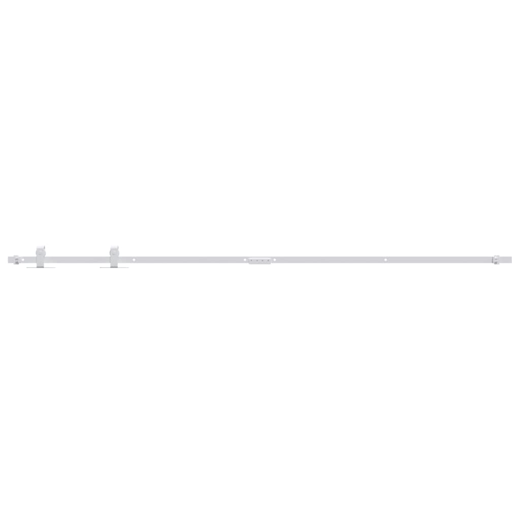 183cm white carbon steel mini sliding door kit