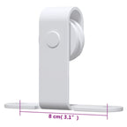 183cm white carbon steel mini sliding door kit