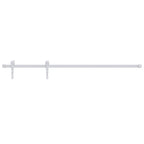 200 cm white steel sliding door hardware kit