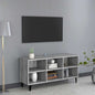 Mueble de TV con patas de metal gris Sonoma 103,5x30x50 cm