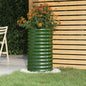 Floreira aço galvanizado antracite 40x40x36 cm