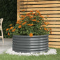 Floreira aço galvanizado antracite 40x40x36 cm