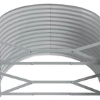 Jardinera arriate acero galvanizado antracita 322x100x68cm