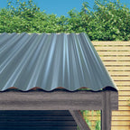 Paneles de tejado 36 uds acero corten oxidado 100x44cm