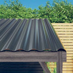 Paneles de tejado 12 uds acero corten oxidado 100x44cm
