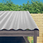 Paneles de tejado 12 uds acero corten oxidado 100x44cm