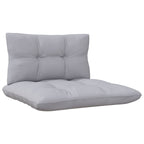 Juego de muebles de jardín 3 pzas y cojines madera de pino